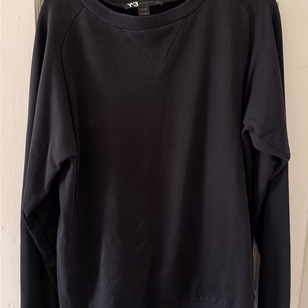 Y-3 Black Crewneck Sweater